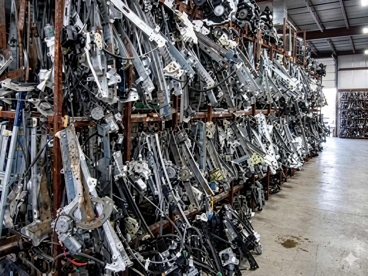 Stock de piezas y refacciones automotrices